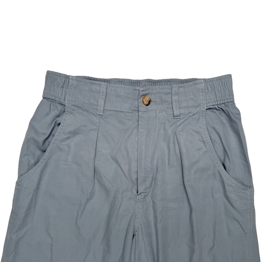 Madewell Neale Wide Leg Pants Womens 6 Blue New Pleated Tencel - Picture 2 of 15